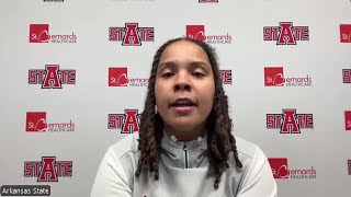 Red Wolves Raw Destinee Rogers 2024 Sun Belt Media Days zoom [upl. by Eliseo872]