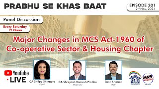 Major Changes in MCS Act1960 of Cooperative Sector amp Housing Chapter  PSKB ES 201  MahaSewa News [upl. by Eural]