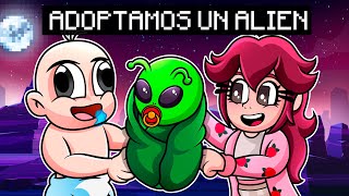 ADOPTAMOS un ALIEN en MINECRAFT 😍 BEBE NOOB Y BEBE NOOBSI [upl. by Bunder]