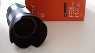 Мнение  обзор объектива Sony Distagon T FE 35 мм F14 ZA [upl. by Meil]