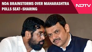 Maharashtra News  NDA Brainstorms Over Maharashtra Polls SeatSharing BJP May Get 140 Seats [upl. by Marinna]