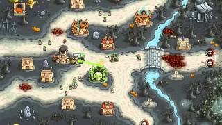 Kingdom Rush Frontiers  DESECRATED GROVE veteran heroic [upl. by Ribaj400]