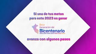 ¿Qué se necesita para postular a Beca Generación del Bicentenario [upl. by Holds]