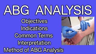 ABG AnalysisABG interpretationMethods of ABGABG Analysis NursingABGAnalysis BiochemistryPART 1 [upl. by Patton]