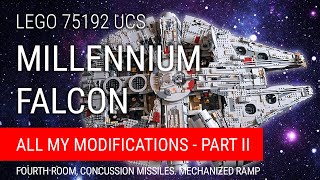 Lego 75192 UCS Millennium Falcon my mods  Part 2 [upl. by Connors717]