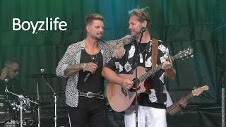 Boyzlife performing live at Bents Park South Shields 3072023 [upl. by Doownel]