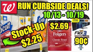 WALGREENS CURBSIDE DEALS 1013  1019  Paper StockUp [upl. by Iamhaj]