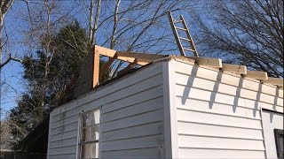 How to Repair a Shed Roof Day 3 [upl. by Prager]