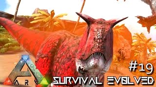 ARK Survival Evolved  MATE BOOSTED amp GREEN MONSTER TREX   SEASON 3 S3 E19 Gameplay [upl. by Mavilia838]