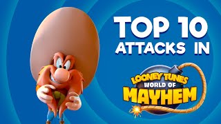 Looney Tunes World of Mayhem  Top 10 Attacks [upl. by Spindell]