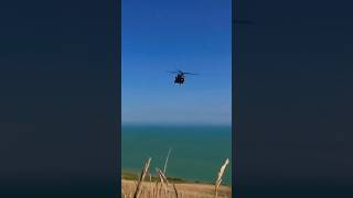 Great RAF Chinook Flyby at Beachy Head Cliffs shortsviral aviation helicopter [upl. by Namialus]