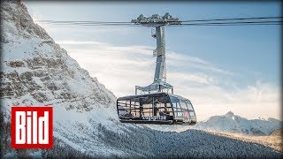 Seilbahn zur Zugspitze  Fahrt mit der RekordBahn [upl. by Iah665]