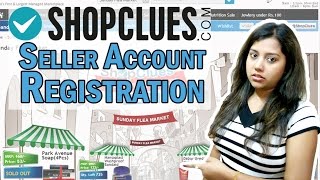 Merchant Registration on Shopclues  Store Setup sell on shopcluescom in Hindi [upl. by Notniuqal700]