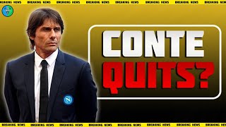 ANTONIO CONTE TO LEAVE NAPOLI AFTER JUST 2 MONTHS [upl. by Juetta]