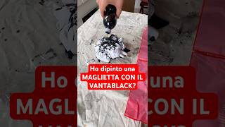 Maglietta con Vantablack challenge esperimento [upl. by Akimed]