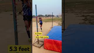 Girls High jump shorts viralvideo indianarmy girlsphysical trackandfield [upl. by Pack414]