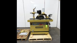 SKU 247162 Powermatic TS29 75Hp 3Ph TiltSlide Shaper 230460V WPF33 1Hp Power Feeder [upl. by Eniamej]