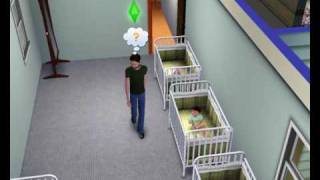 Crying Babies in The Sims 3 [upl. by Aztiray322]