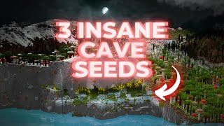 3 new INSANE cave seeds  Minecraft 1201 Terralith [upl. by Luemas]