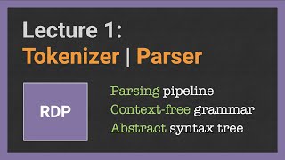 Building a Parser from scratch Lecture 118 Tokenizer  Parser [upl. by Alleris288]