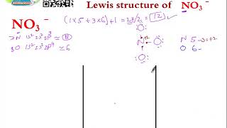 LEWIS STRUCTURE  HYBRIDIZATION NO3 [upl. by Fabio]