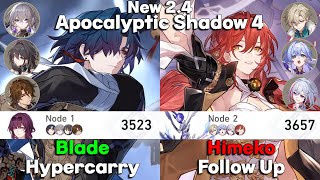 New Apocalyptic Shadow 4  E2S1 Blade Hypercarry amp E2 Himeko Follow Up  Honkai Star Rail 24 [upl. by Ardella242]