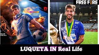 LUQUETA Real life  Luqueta Character real Free Fire  Luqueta Ability And Skill  Atra Gaming [upl. by Waly]