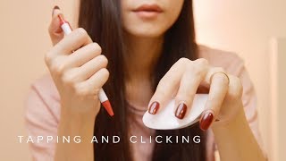 ASMR Button Clicking and Tapping Sounds No Talking [upl. by Ahsieki]