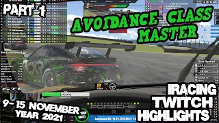 iRacing Twitch Highlights 21S4W9P1 9  15 November 2021 Part 1 Funny moves saves wins fails [upl. by Yramesor]