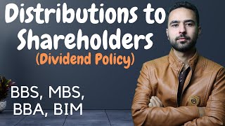 Dividend Policy  Financial Management  BBS 2nd finance Chapter 10  MBS BBA BIM [upl. by Eelnyl640]