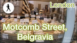 A splendid London cloudy stroll around Motcomb Street Belgravia [upl. by Dylan]