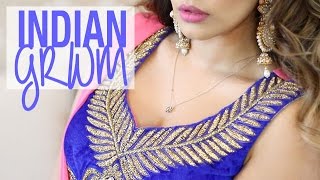 Tutorial  Indian GRWM Hair amp Makeup  Kaushal Beauty [upl. by Lundgren]