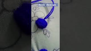 SB Hand Embroidery Stitch Marvelous neck design Easy tutorial for beginners [upl. by Anewor]