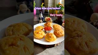 aloo pyaz kachori recipePerfect snack for tea time kachorisnacksshortsviralalooyoutubeshorts [upl. by Francoise121]