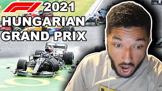 ESTABAN OCON American FIRST REACTION to F1 2021 HUNGARIAN GRAND PRIX [upl. by Ilaw981]