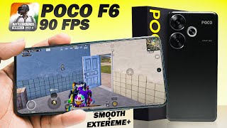 POCO F6 BGMI Review 90 FPS 🚀 [upl. by Atiuqal826]