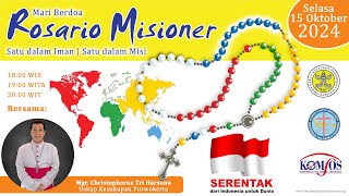 Doa Rosario Misioner Selasa 15 Oktober 2024Bersama Uskup Purwokerto [upl. by Oirazan559]