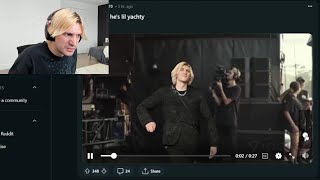 xQc reacts to his AI Entrance like Lil Yachty [upl. by Latona]