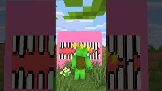 MAIZEN  MIKEY vs WORM EATER  JJ AND MIKEY maizen shorts minecraftshorts minecraftanimation [upl. by Kavita]