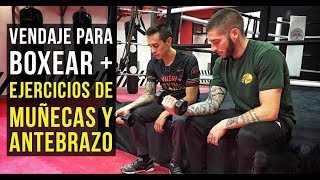 VENDAJE Para Boxear  FORTALECIMIENTO MUÑECA y ANTEBRAZOS [upl. by Naesed389]