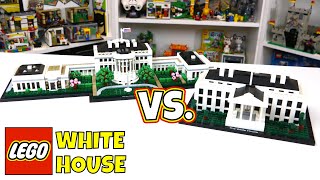 Comparing the LEGO White House Sets  2010 vs 2020  Which is better [upl. by Ramey594]