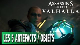 OÙ TROUVER LES 5 ARTEFACTS  OBJETS DES TOMBEAUX DES TRÉPASSÉS PACK 1 amp 2 ASSASSINS CREED VALHALLA [upl. by Landan]