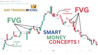 SMARTMONEY CONCEPTS I FAIR VALUE GAPS I GAP TRADING KA KING [upl. by Elbart]