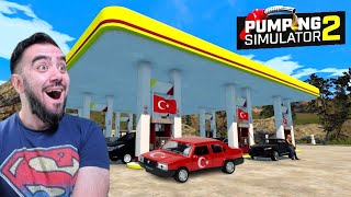 YENI TÜRK BENZINLIK  TÜRK YAPIMI POMPACI OYUNU  PUMPING SIMULATOR 2 [upl. by Baler]