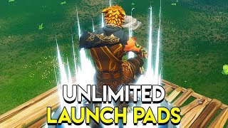 UNLIMITED LAUNCH PADS  Fortnite Blitz Gamemode [upl. by Ecyaj]