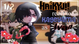 Haikyuu react to Kageyama as Ivan  12  Lazy  Alien Stage x Haikyuu  ENGRUS [upl. by Arrak812]