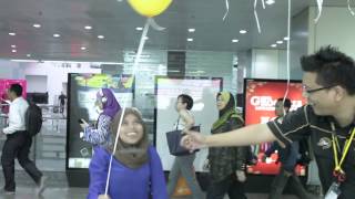 A Surprise from Maybank2u at LRT Stations [upl. by Romelle841]