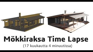 Mökkiraksa Time Lapse 17kk neljässä minuutissa [upl. by Loutitia291]