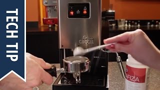 How To Backflush a Gaggia Classic [upl. by Aaron]