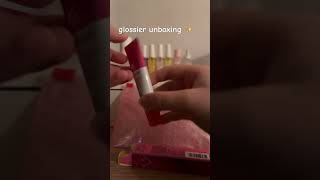 glossier unboxing glossier fypシ゚viral haul unboxing [upl. by Sana]